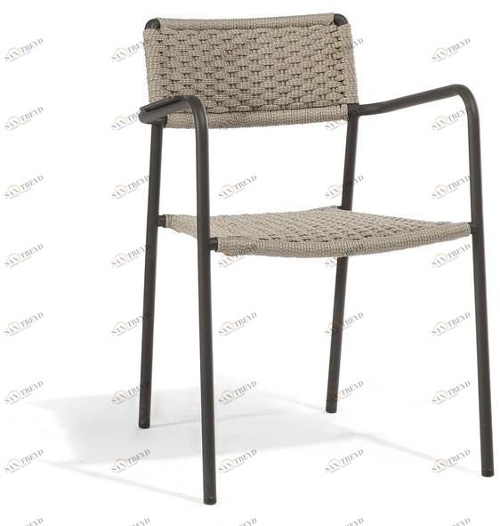 MANUTTI Штабелируемый садовый стул с подлокотниками Echo sun-id-1510300