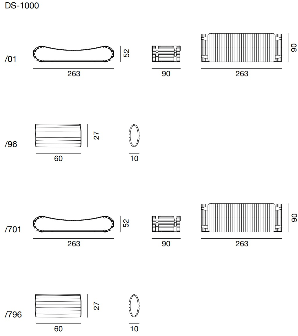 de Sede Шезлонг из пелле sun-id-1482962 - Вид №3