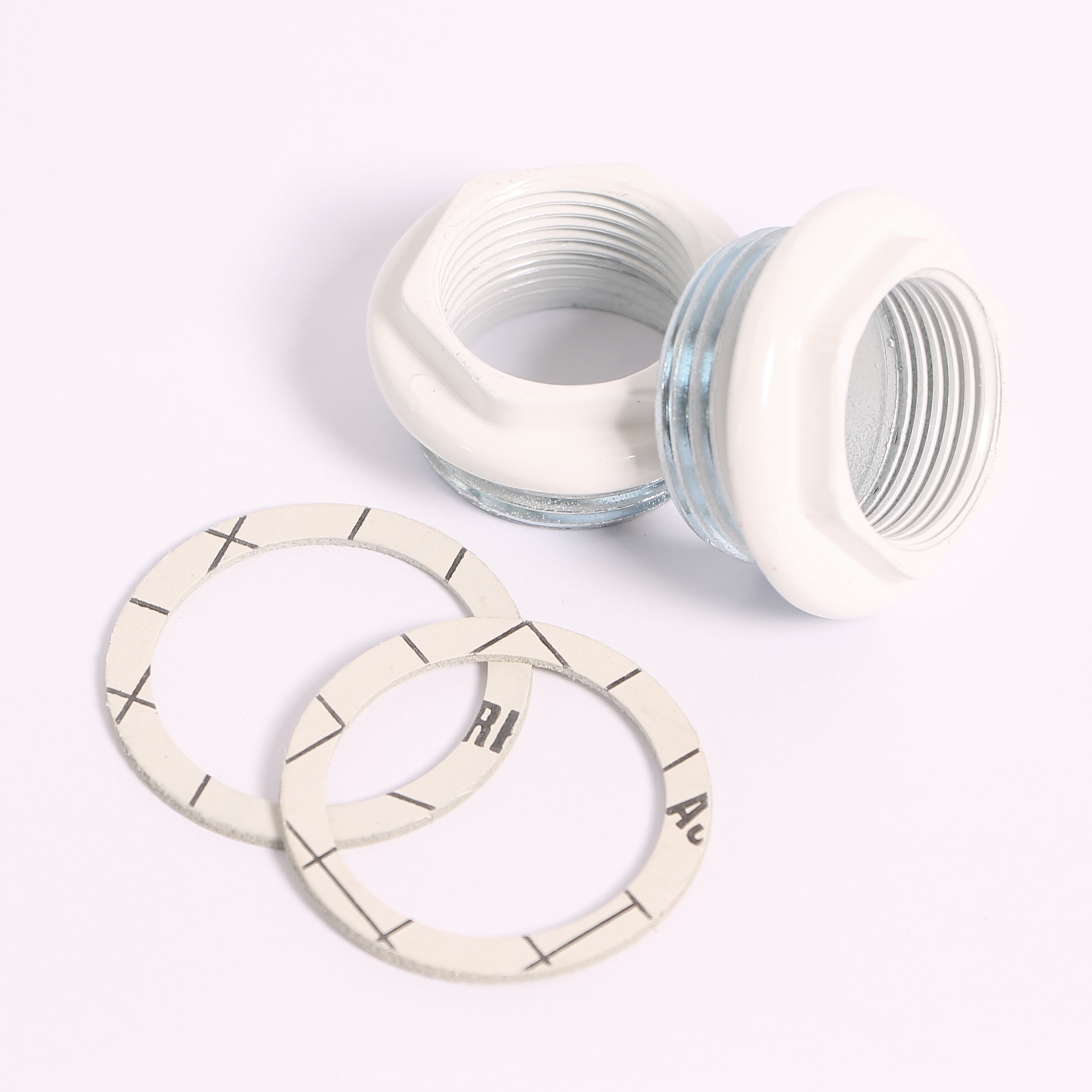 Комплект для подключения радиатора с плоской прокладкой TORIDO 1"х3/4" RAL9010 TK34P1 - Вид №4