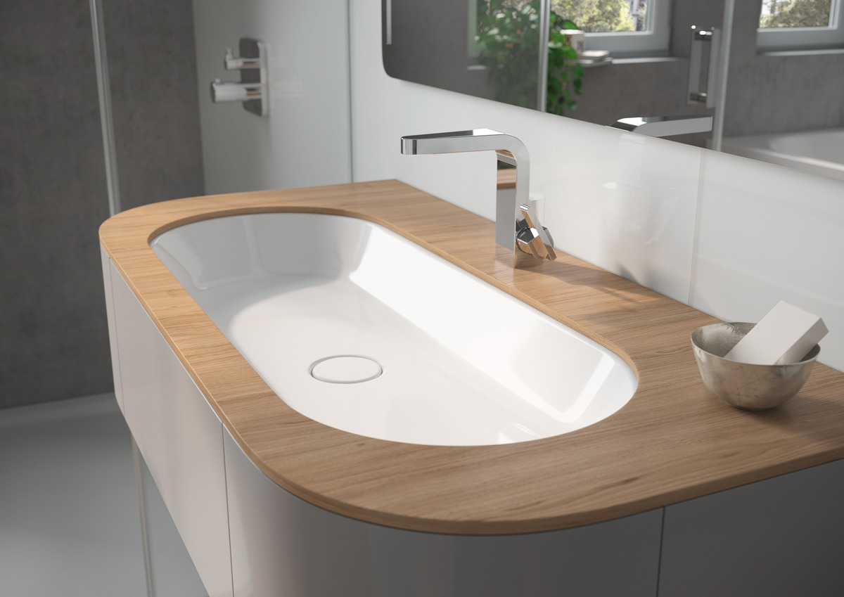 Умывальник KALDEWEI Сталь эмалированная 3060 453 холодный серый 30 3060453 - Вид №3