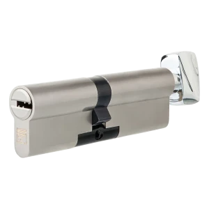 Цилиндр Apecs Premier XR-90(40/50C)-C15-NI, 40x50 мм, ключ/вертушка, цвет никель