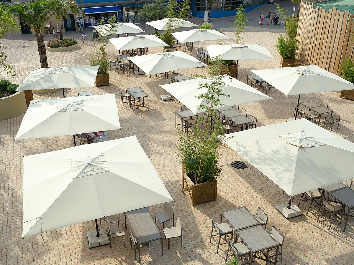 Зонт с телескопическим центральным полюсом Ombrellificio Poggesi JOK ARCH-00102799 - Вид №5