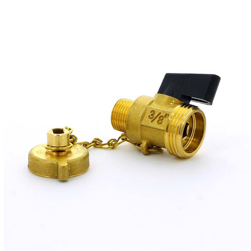 Кран Н со штуцером сливной флажок TIEMME 3/8" 2950024 - Вид №4