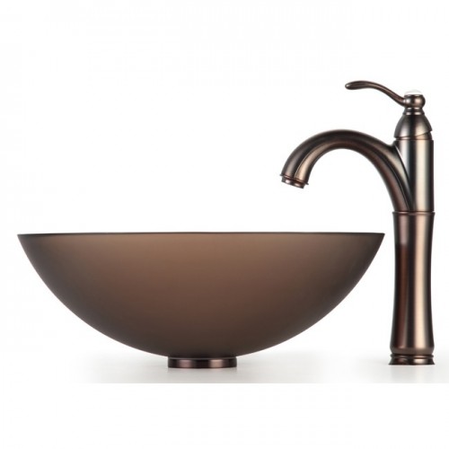 GV103FR-12mm-FVS1005 Накладная раковина на столешницу  прямоугольная Krausru  - Вид №3