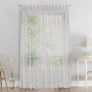 Тюль на ленте Лора 250x260 см цвет серо-фиолетовый 88109973 STLM-2068808