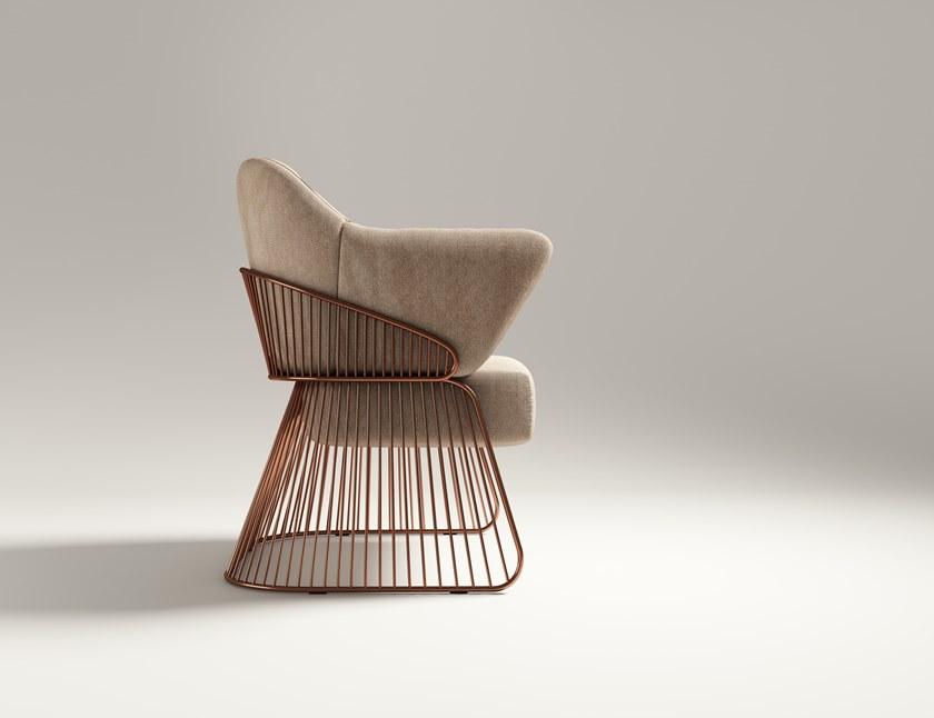 ROSSATO ARREDAMENTI Бархатное кресло с подлокотниками Home sun-id-1385519 - Вид №1