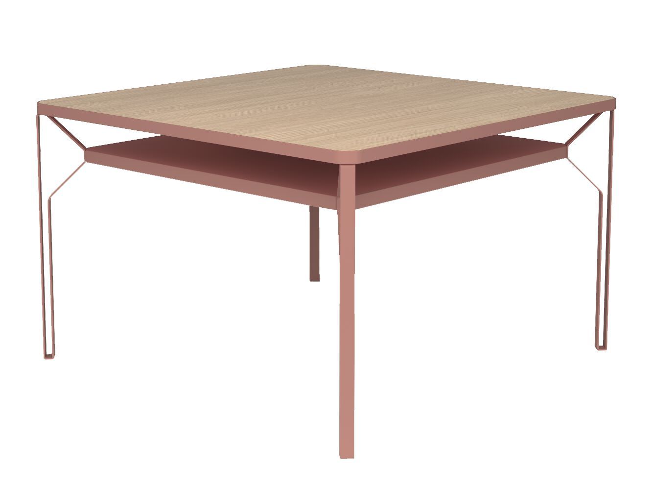 Деревянный квадратный стол FID Paris TWIN ARCH-00021780 - Вид №1