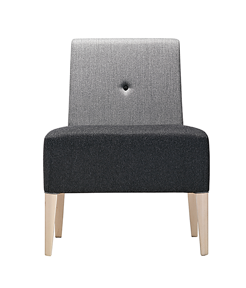 Punto 227 Модульная система сидений, линейные сиденья с деревянным каркасом из бука, 4 ножки. Сиденье и спинка мягкие. Линейный модуль. Et al. Punto