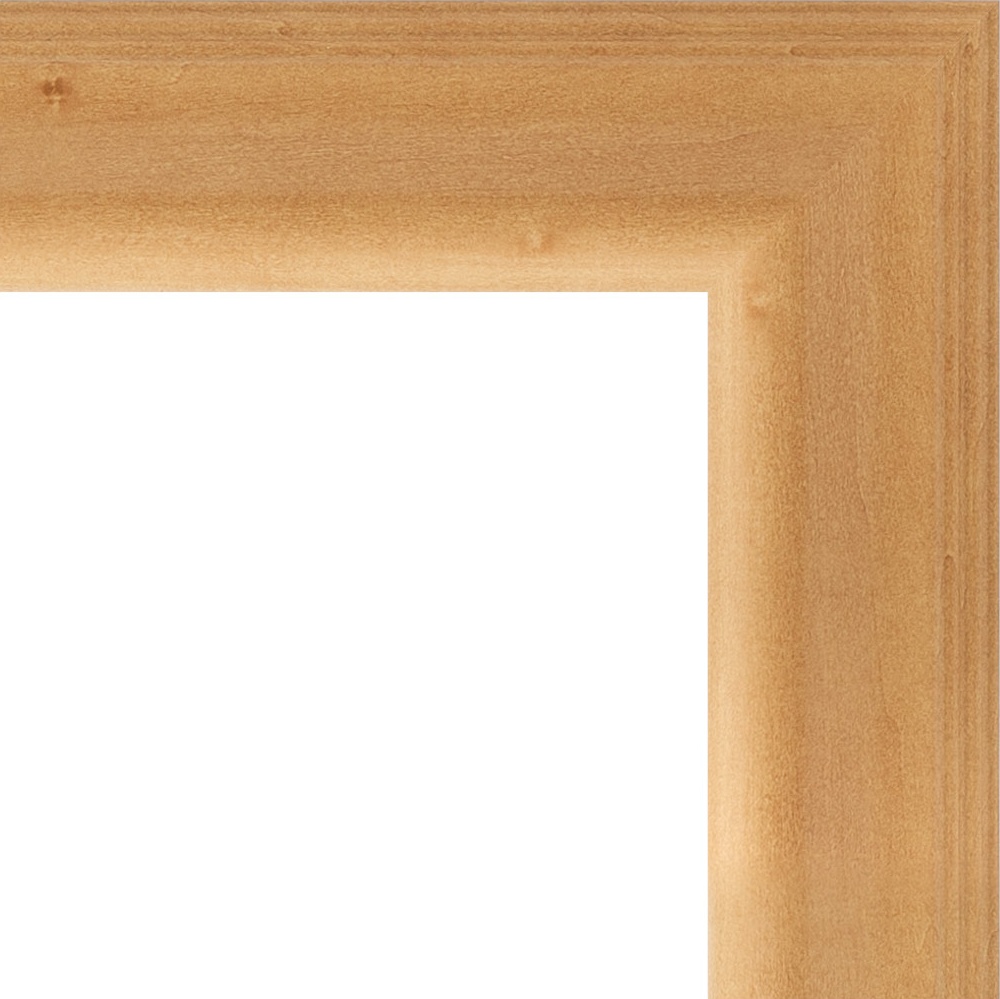 BY 1173 Зеркало с фацетом в багетной раме - сосна 62 mm EVOFORM Exclusive - Вид №4