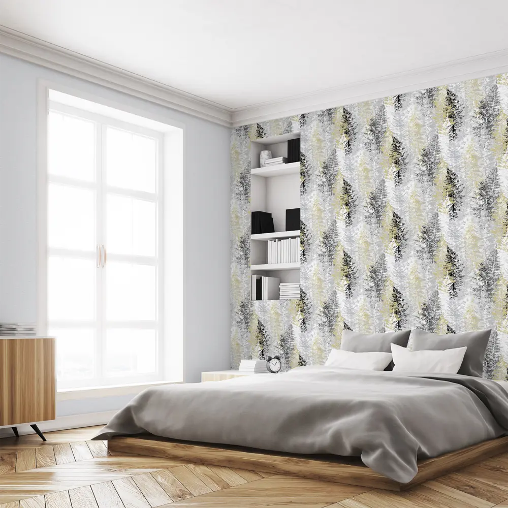 Обои флизелиновые Ateliero Fresh серые 1.06 м AT281967 84872295 STLM-2038785 - Вид №3