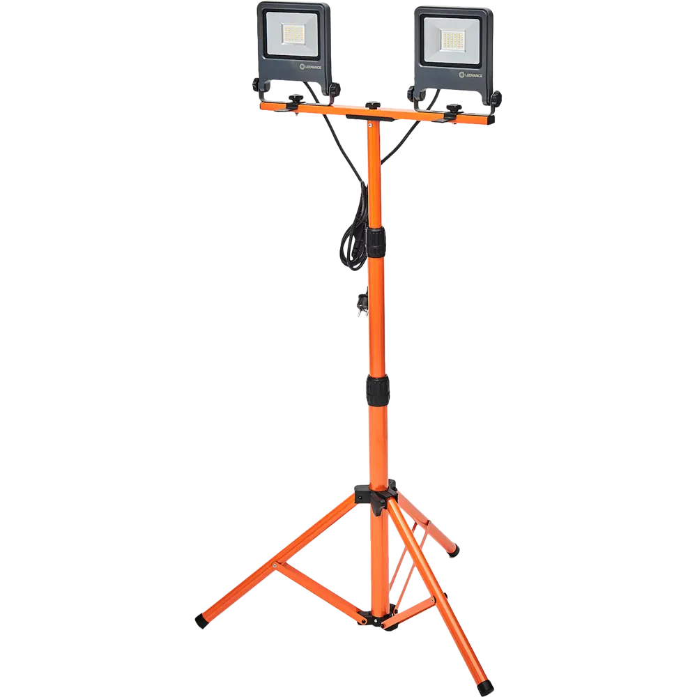 Прожектор светодиодный уличный Ledvance Work Light 2x30 Вт 4000K IP65 на треноге, нейтральный белый свет 82354994 STLM-2100927 