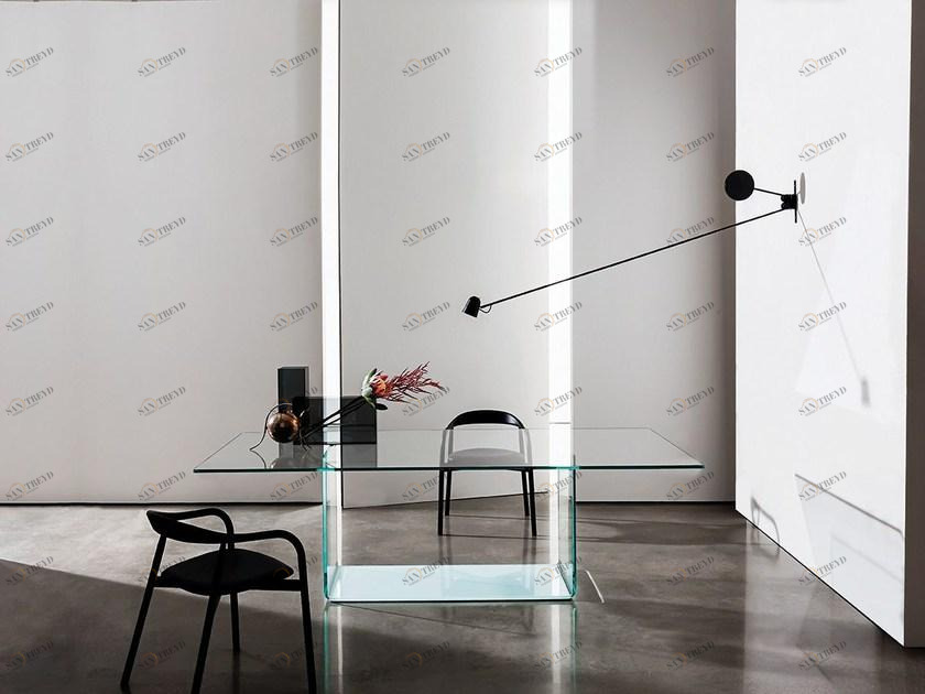 Sovet italia Прямоугольный стол из хрусталя Valencia sun-id-1356754