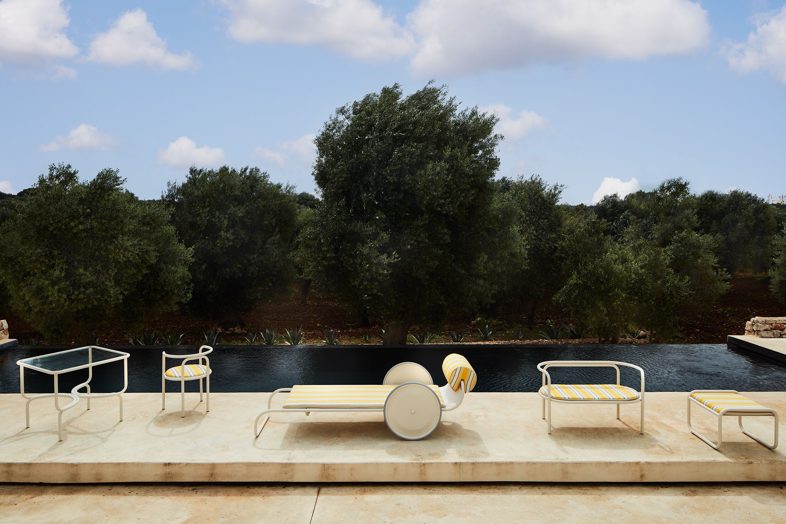 Тканевая Садовая кровать с колесами Exteta Jacquemus + Exteta Special Re-Edition ARCH-00087247 - Вид №9