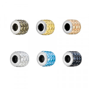 180701 Бусина стеклянная цветн. 9.5 мм 2 шт в тубе кристалл Сваровски