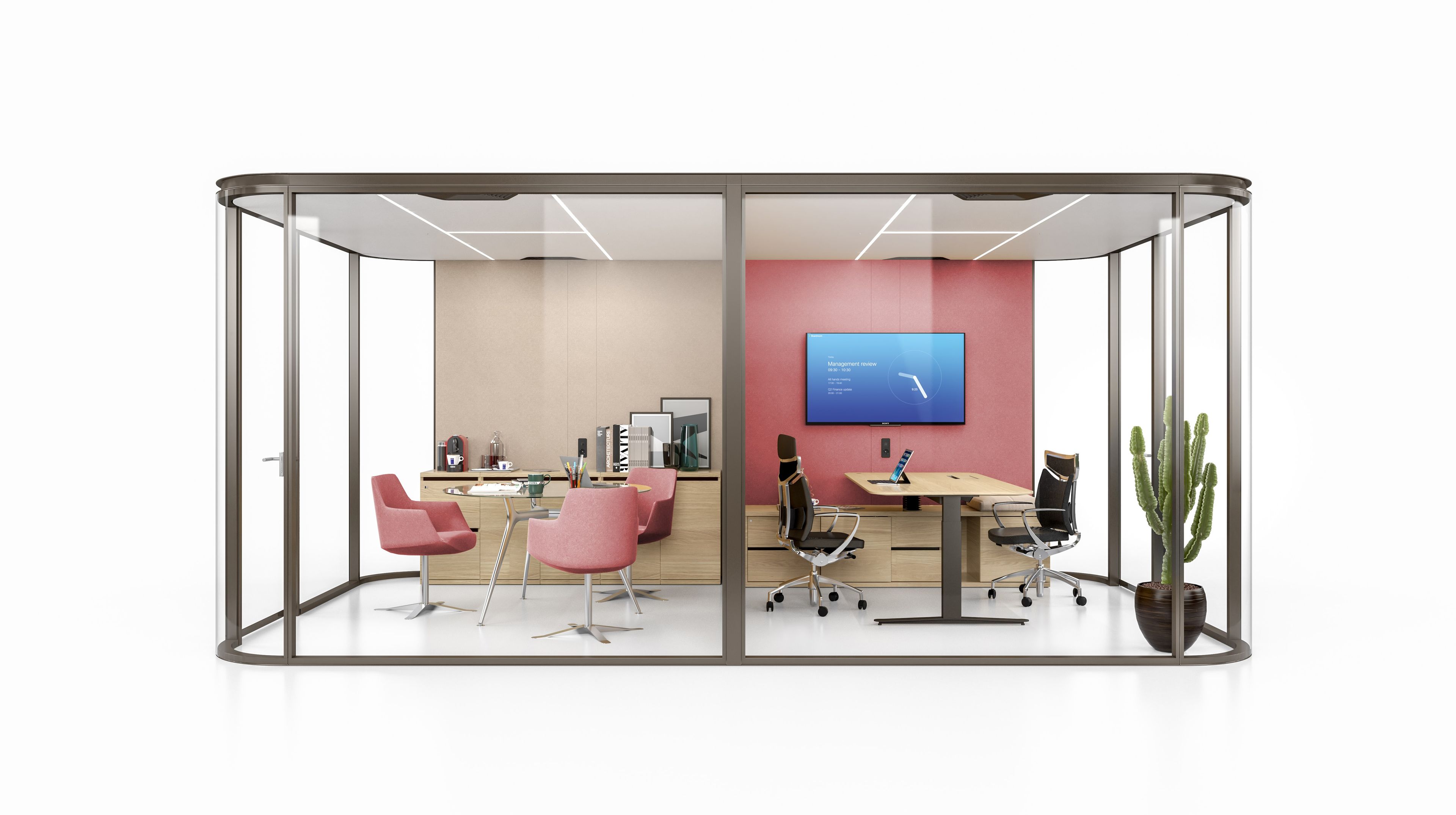 Акустическая офисная кабина со встроенным освещением ESTEL GROUP Collaborative Room ARCH-00057286 - Вид №23