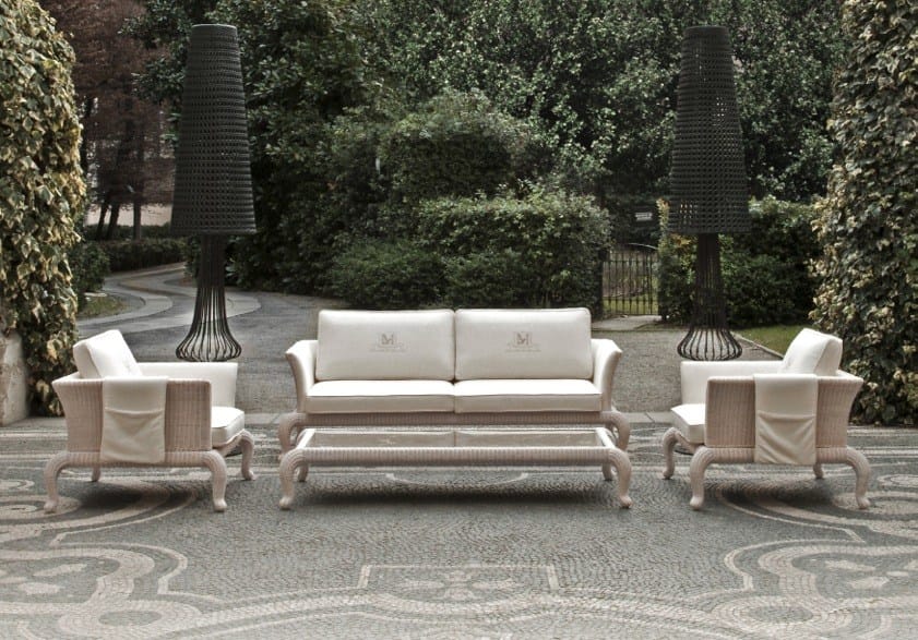 Низкий садовый столик из медоллина Samuele Mazza Outdoor ANTARES ARCH-00089896 - Вид №3