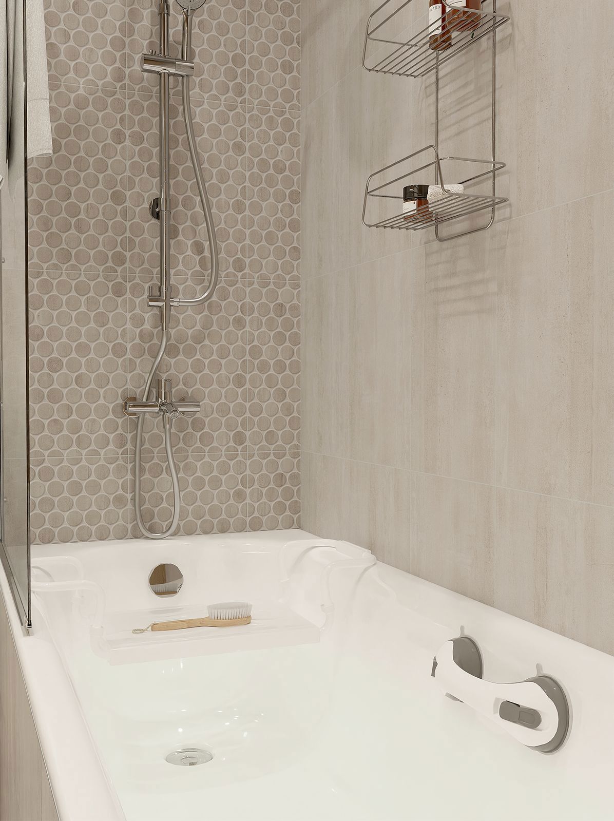 PRIMANOVA Складное сиденье для ванной с ручками 18426827 STLM-0010780 - Вид №4