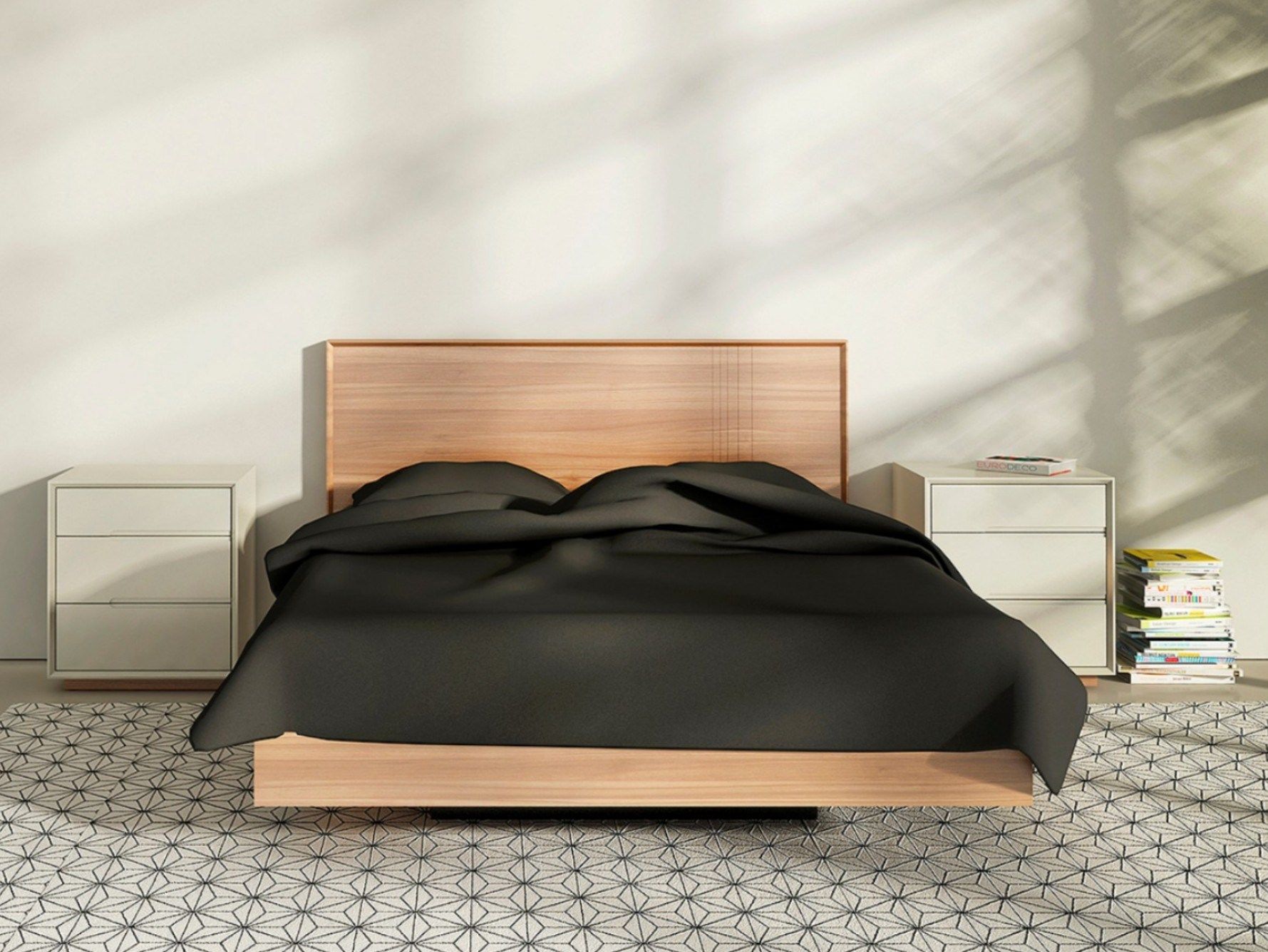 Деревянная двуспальная кровать WUDA ARCH-00059132