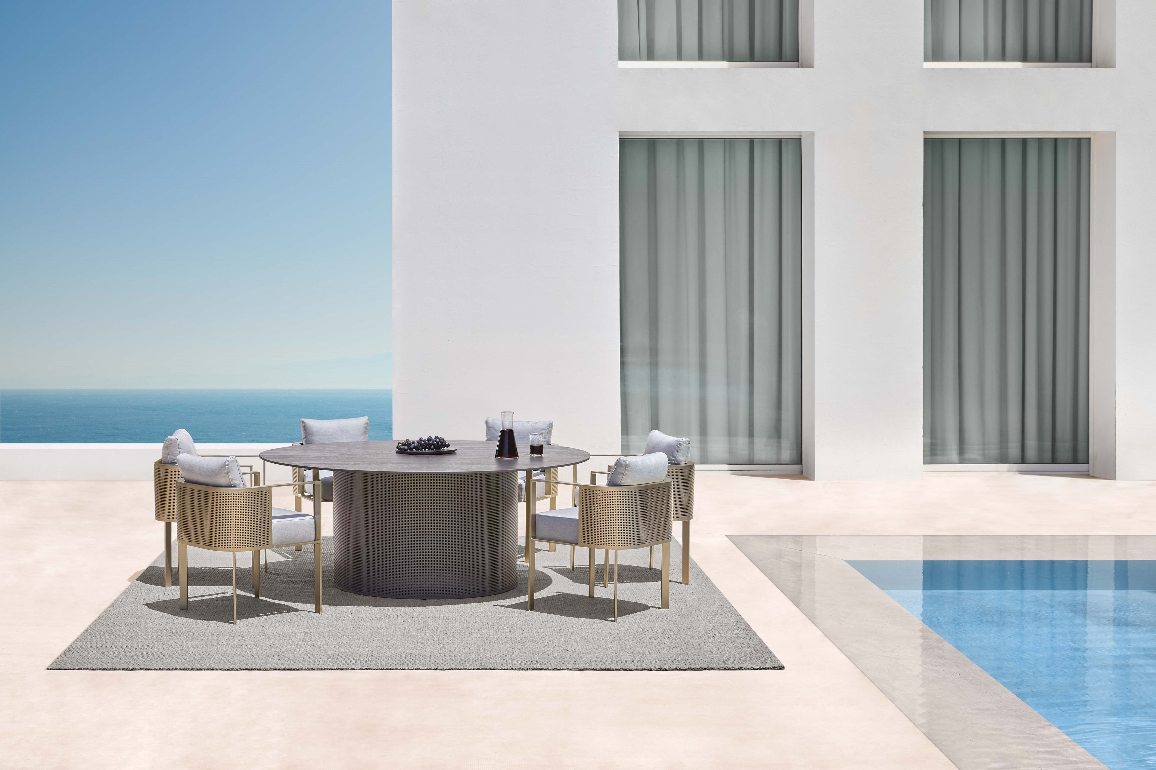 Круглый фарфоровый стол GANDIABLASCO Solanas ARCH-00143773 - Вид №5