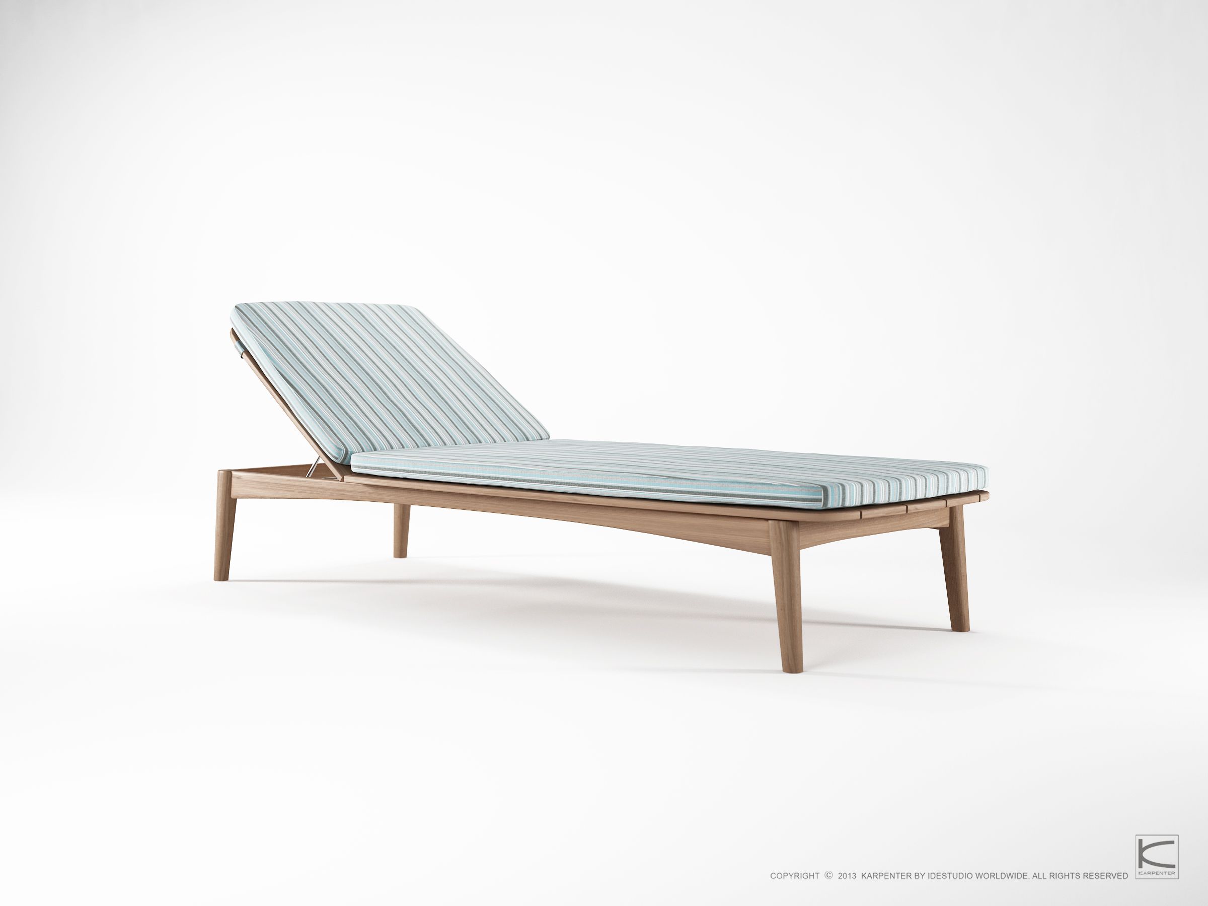 Складная садовая кровать из тикового дерева KARPENTER Grasshopper Outdoor ARCH-00014272 - Вид №4