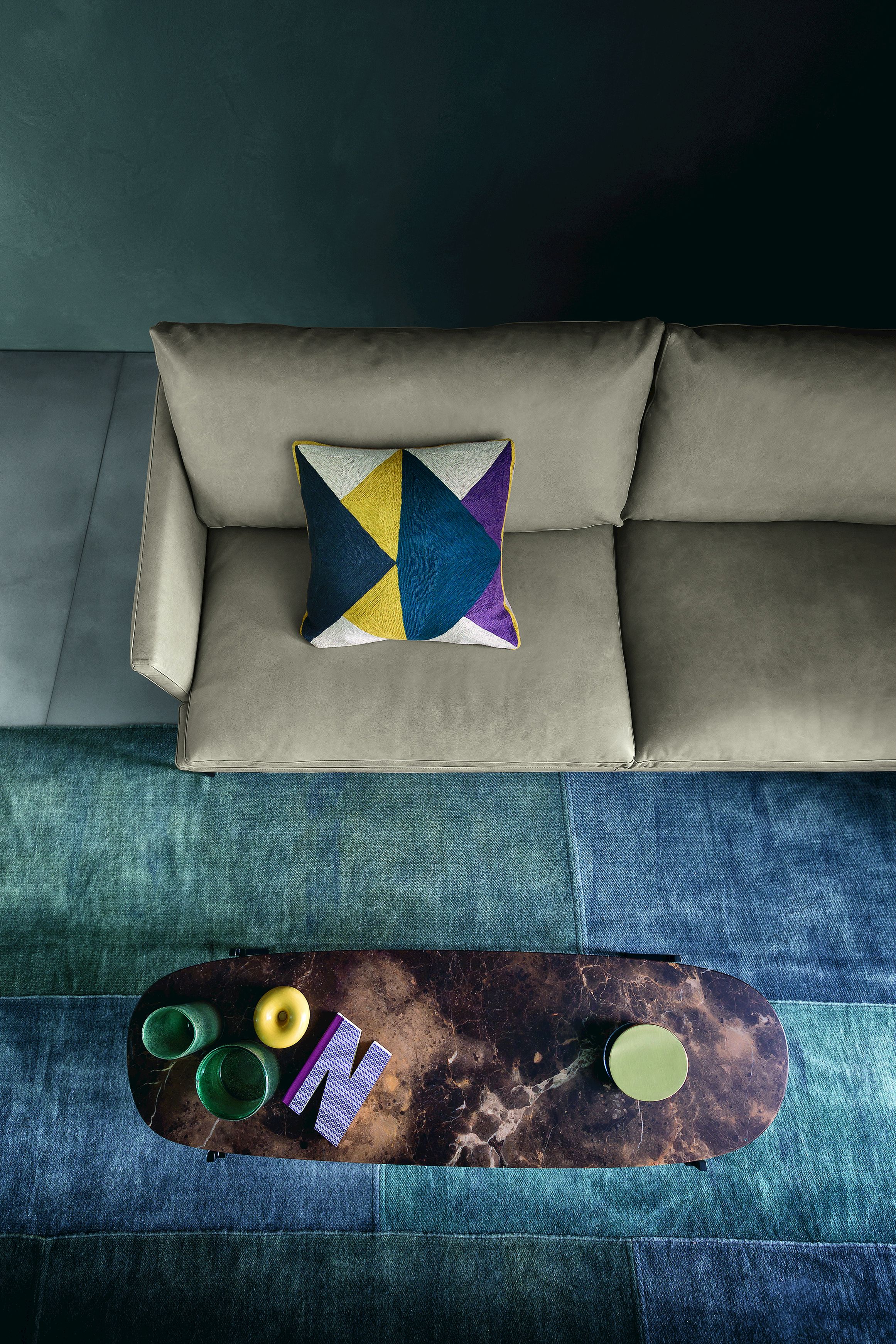 Мраморный овальный журнальный столик Zanotta NIOBE ARCH-00075544 - Вид №2