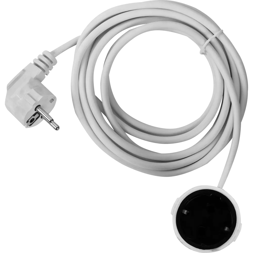 Удлинитель Santreyd с заземлением — 3 метра, 1 розетка, белый 83659902 STLM-1112241