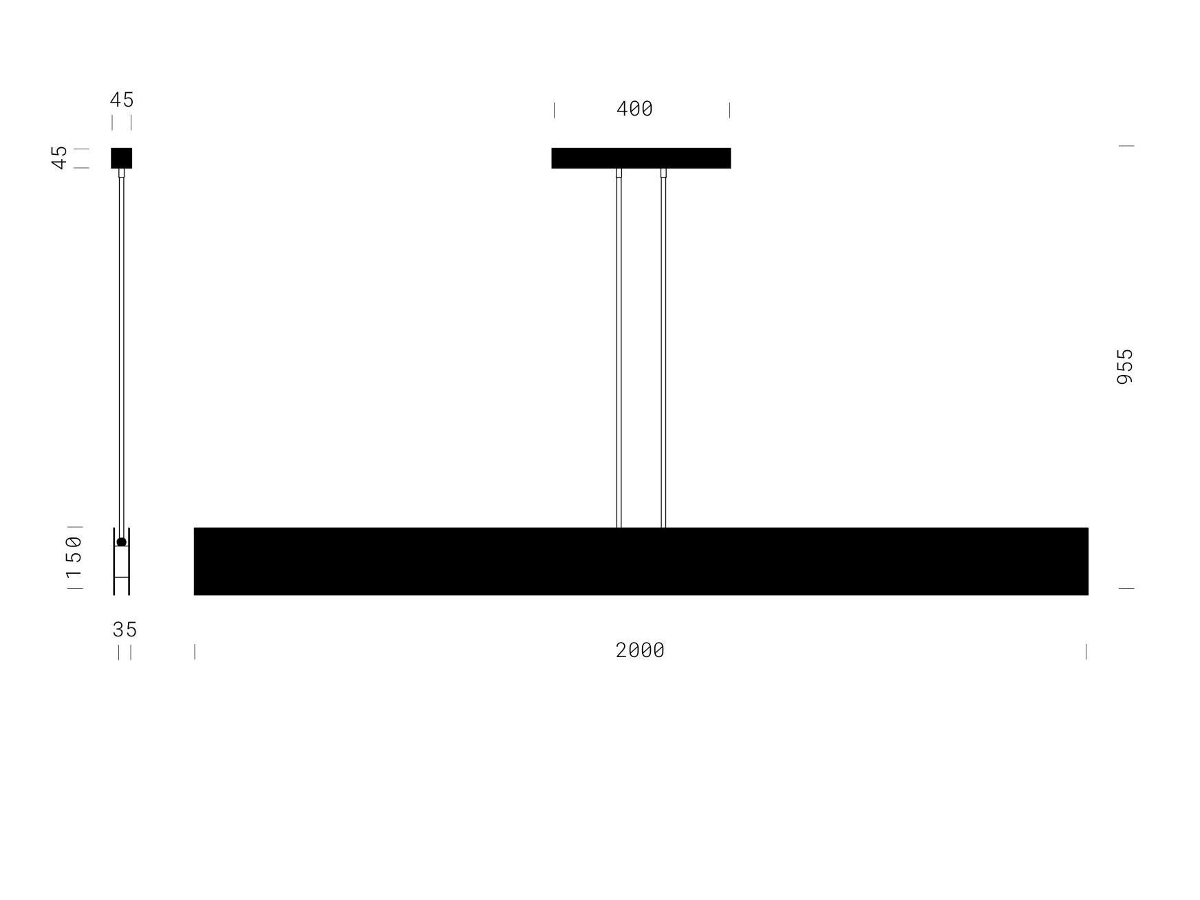 Подвесной светильник Renzo Serafini трубчатый ARCH-00080241 - Вид №3