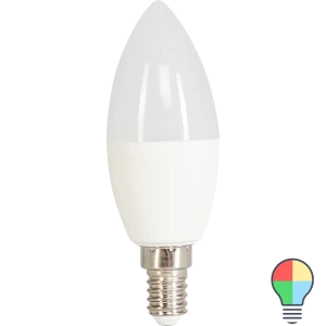 Лампа светодиодная Osram E14 220-240 В 5.5 Вт свеча 470 лм, свет RGB 82056870 STLM-2156244