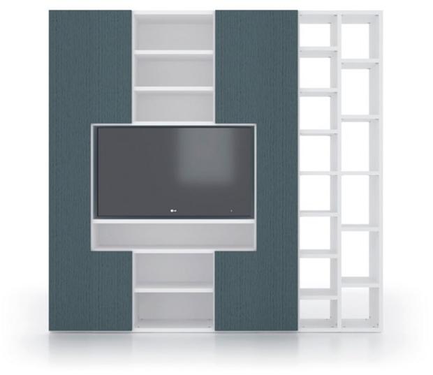 De Rosso Тумба под ТВ с книжным шкафом на заказ Alfabeto sun-id-1488876 - Вид №1