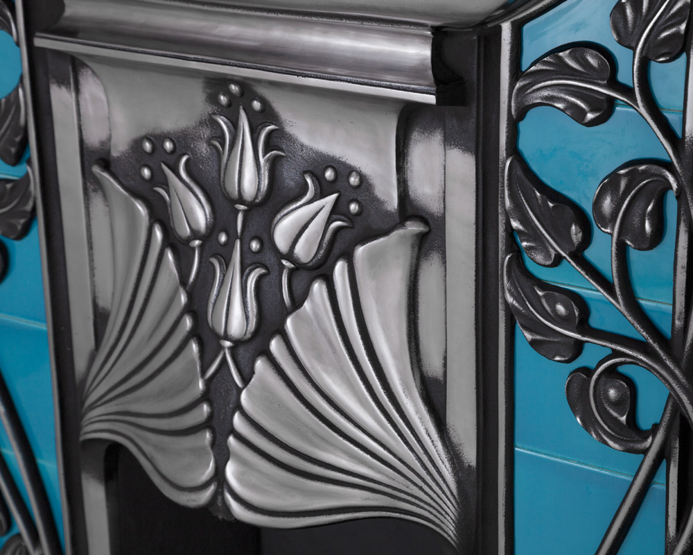 RX141 Чугунный комбинированный камин Тулуза Сarronheating  - Вид №3