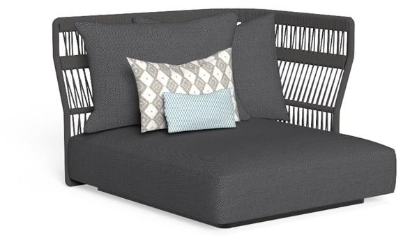 Talenti Модульный садовый диван из ткани и веревки Cliff sun-id-1425103 - Вид №11