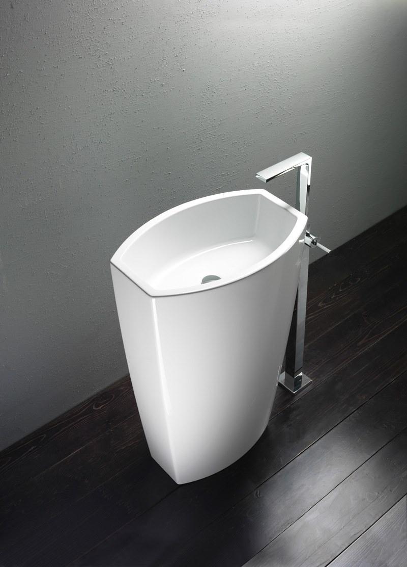 75561pf11 Напольная раковина стоящая овальная GSI ceramica Norm - Вид №8