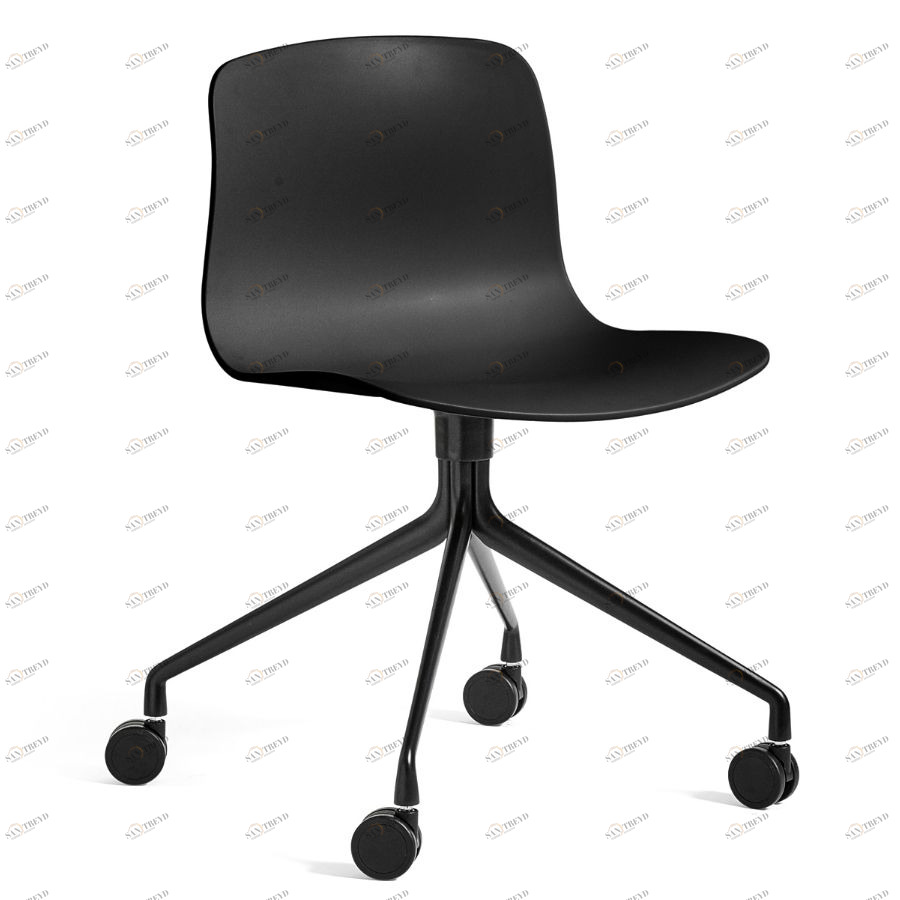 Стул AAC14, черный с черным основанием Hay 214002