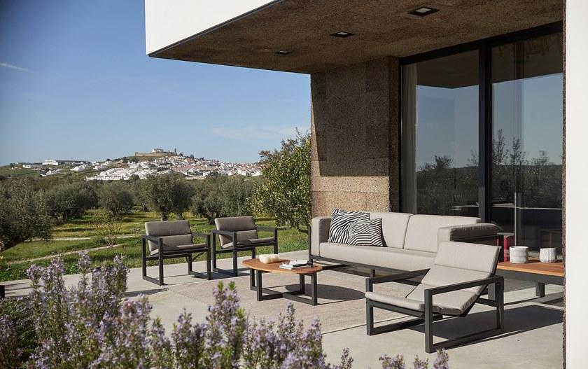 Sachi Кресло из алюминия с подлокотниками Spikes sun-id-1502732 - Вид №4