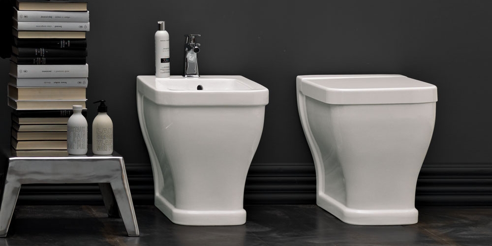 OPVAQ Приставной унитаз напольный Белый Ceramica Cielo Opera Италия - Вид №1