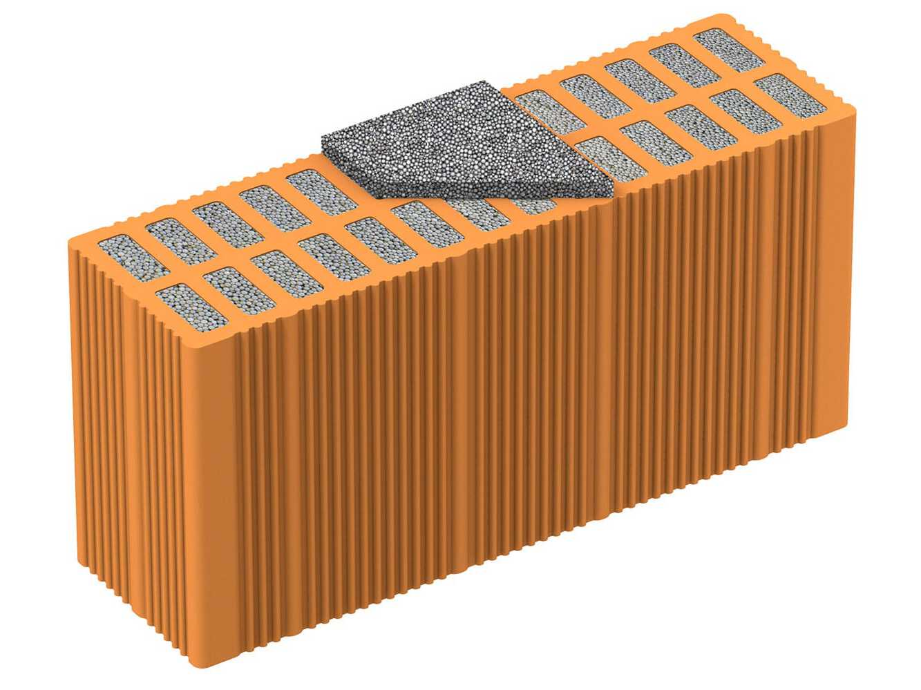 Теплоизоляционный кирпичный блок Fornaci Laterizi Danesi Normablok плюс CAM ARCH-00131230 - Вид №1