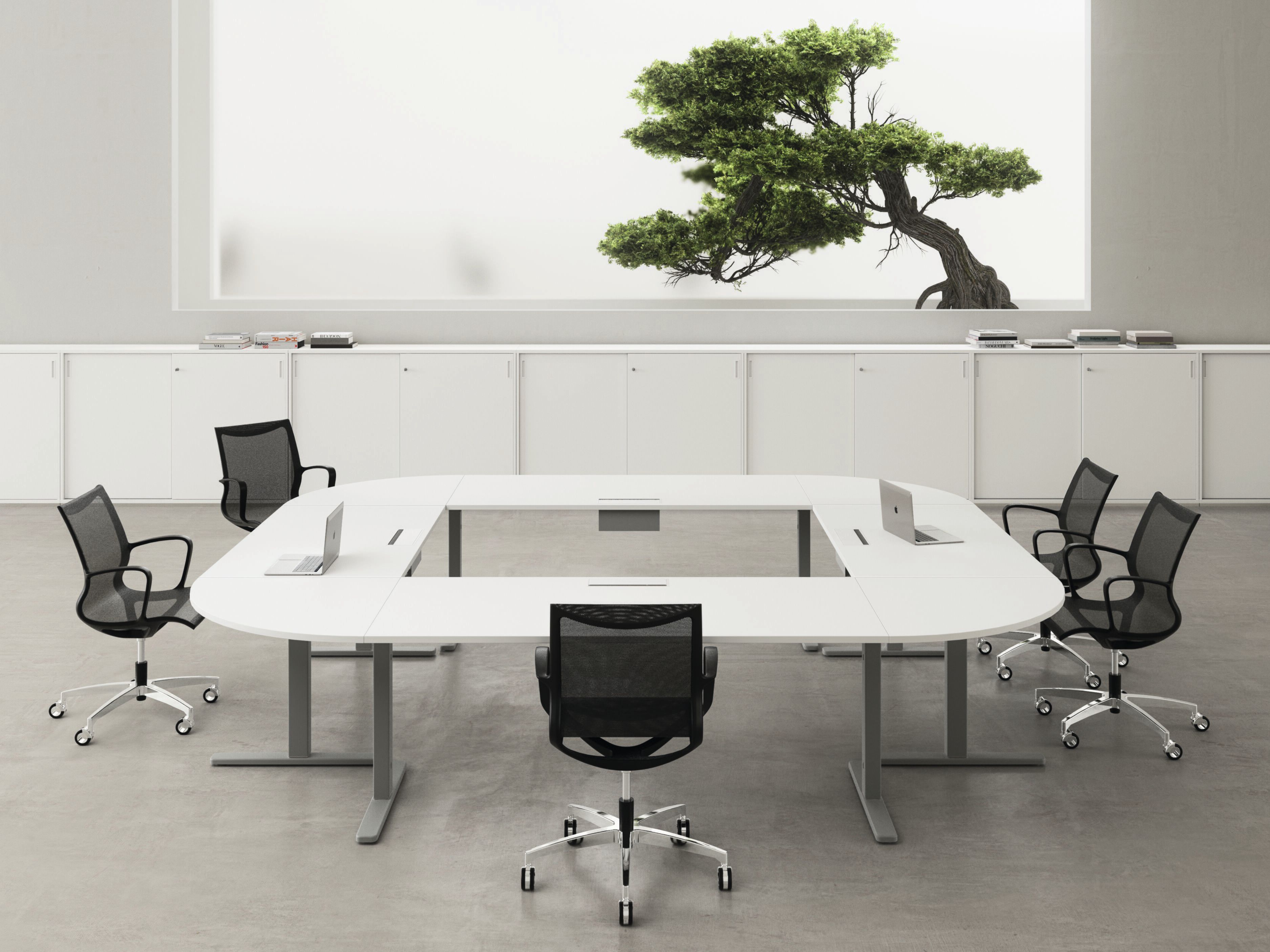 Стол для совещаний из меламина и металла DVO Nobu ARCH-00120913