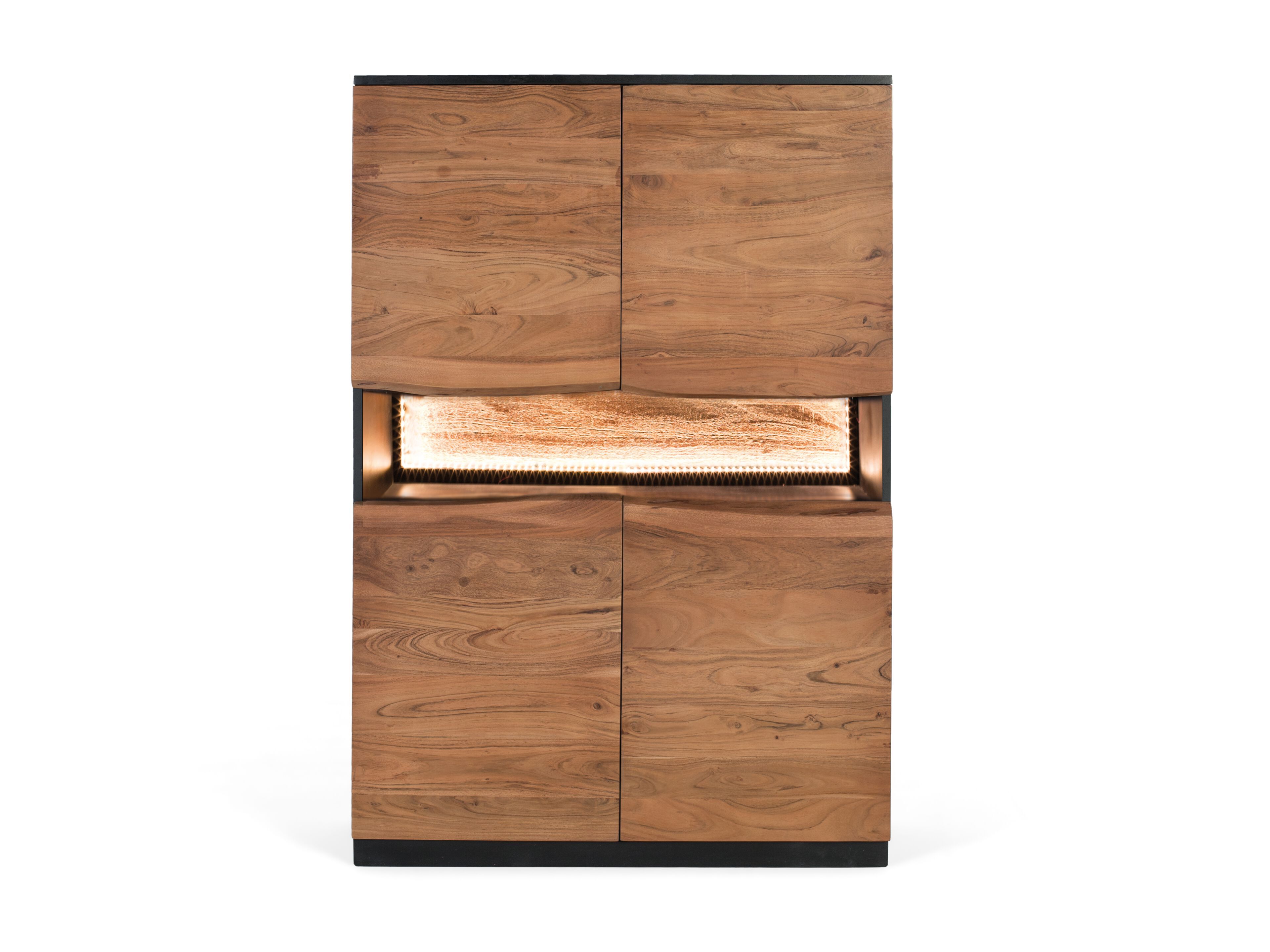Шкаф из акации со встроенным освещением Giner y Colomer Imphal ARCH-00086774