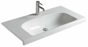 Встроенная раковина под столешницу овальная Galassia DREAM