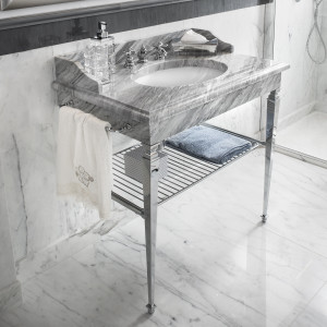 RE-EMPERADOR-1 3SC Столешница Emperador Dark Marble с умывальником Classico