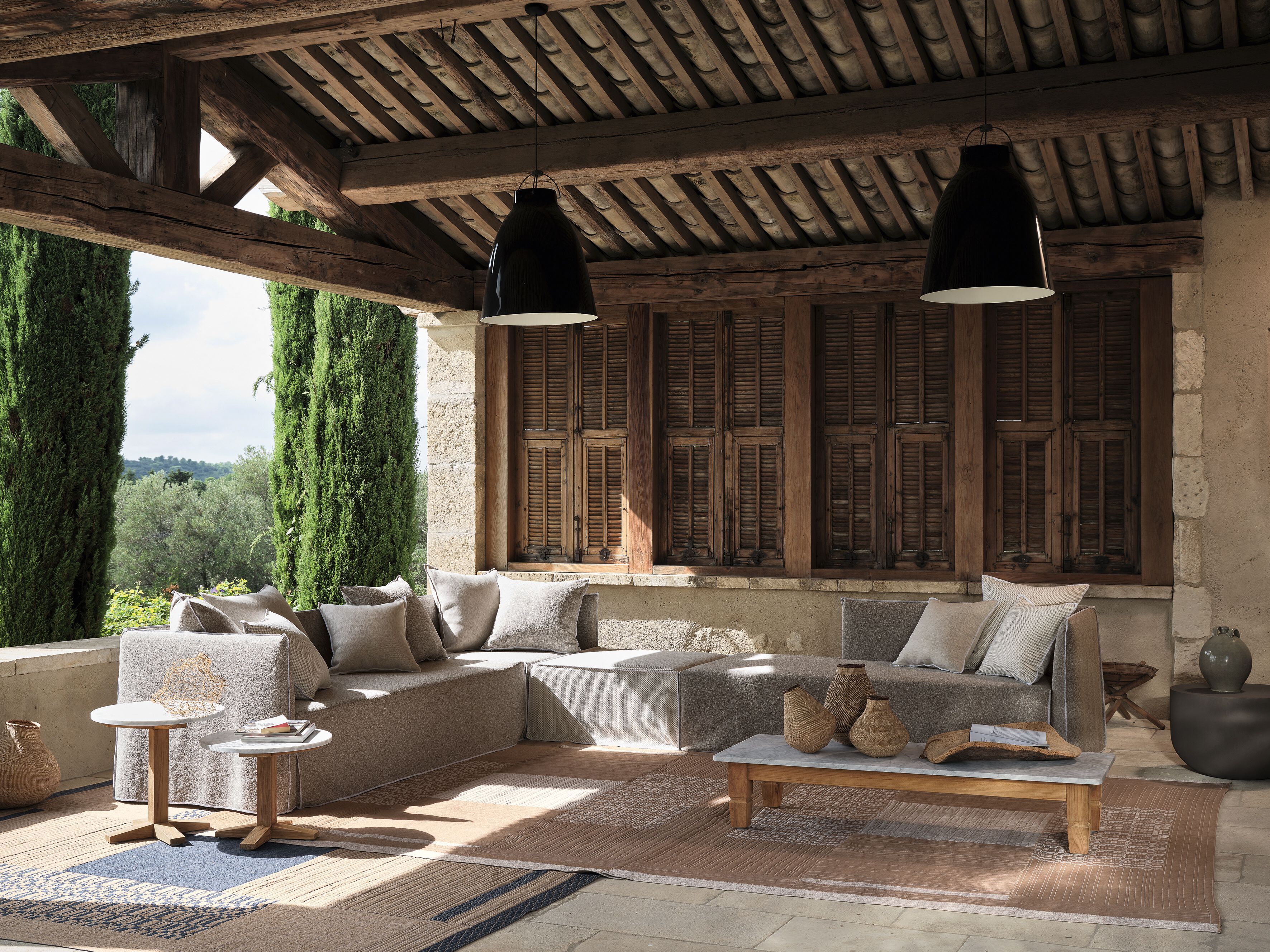 Тканевый модульный садовый диван Gervasoni Gervasoni Outdoor ARCH-00137696 - Вид №3