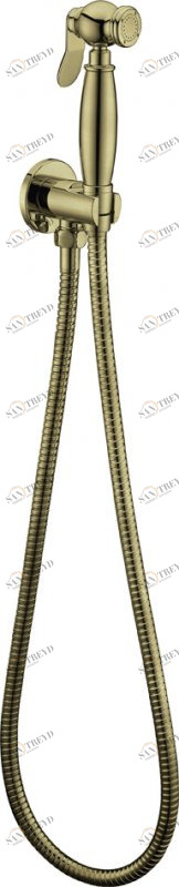 Гигиенический душ со шлангом 120см и штуцером с держателем CEZARES CZR-C-IFSC1-02 