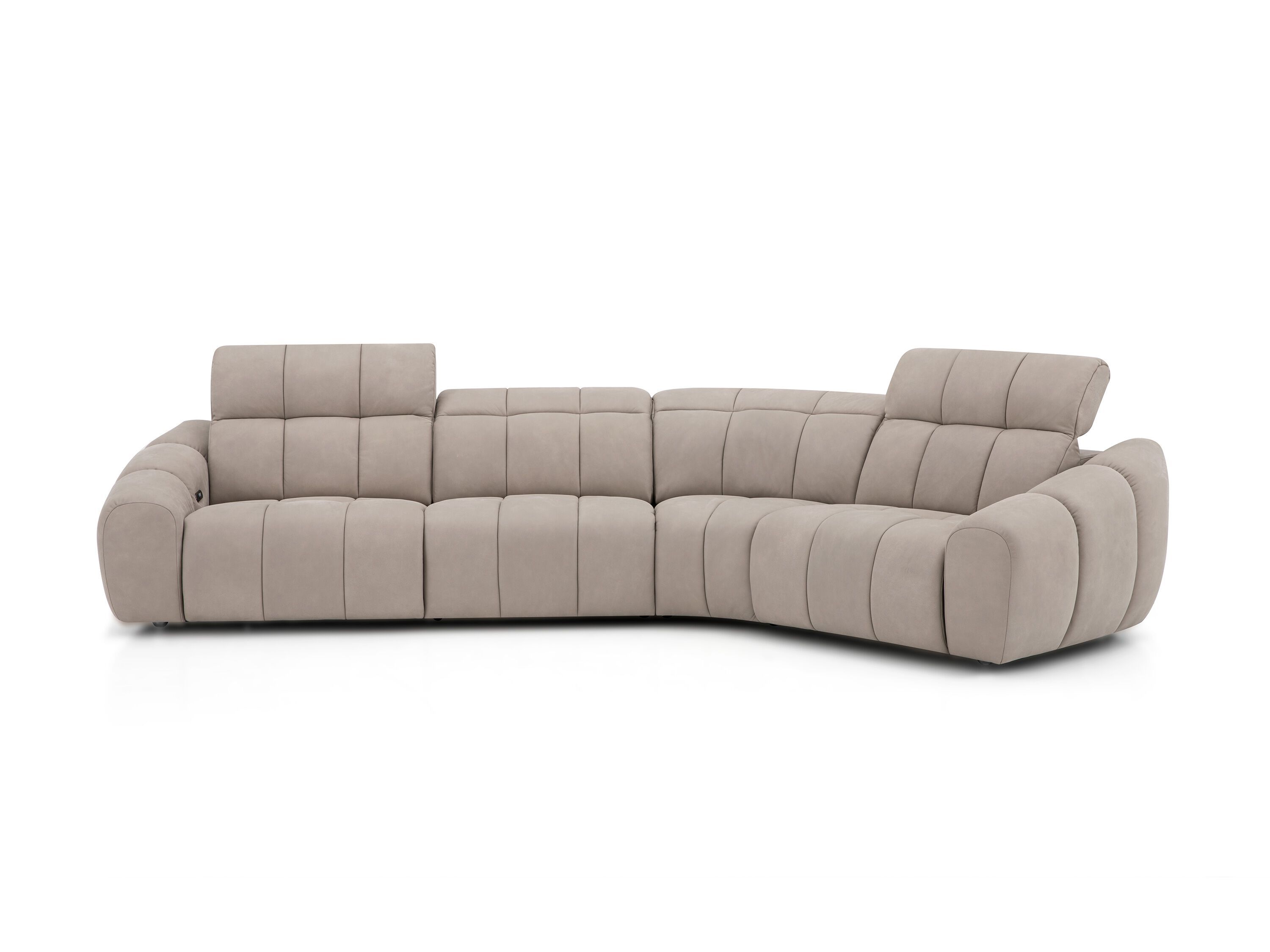 Модульный кожаный диван с электроприводом CAMPO DE' FIORI CHOCCO ARCH-00097049