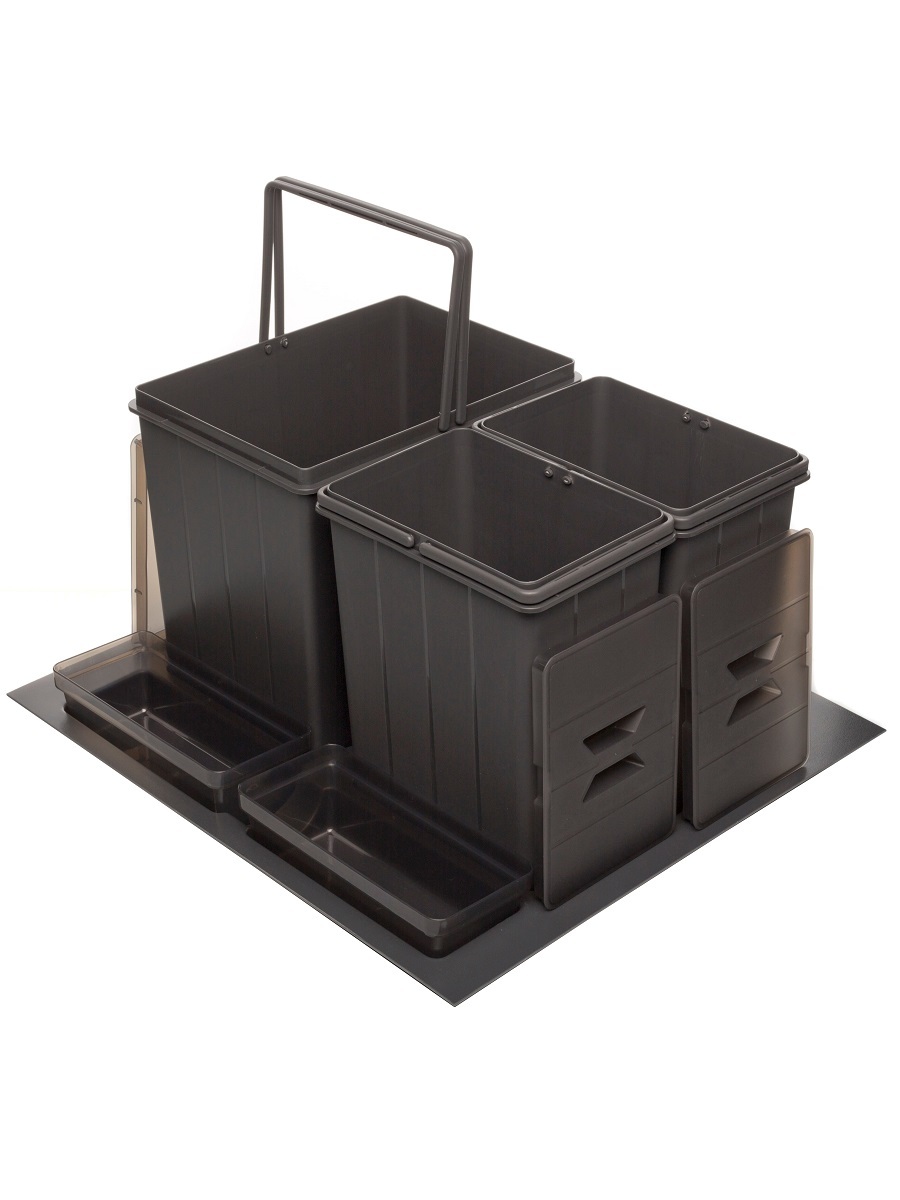 Система сортировки мусора Omega 600/31/3 Anthracite NAVAKO 10307 - Вид №1