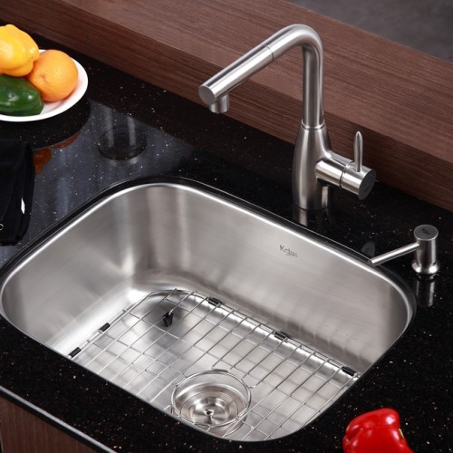 Кухонные смесители KPF-2140 сталь krausru  - Вид №2