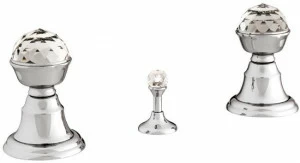 Bronces Mestre Смеситель для биде на 3 отверстия с кристаллами swarovski® Pacifica