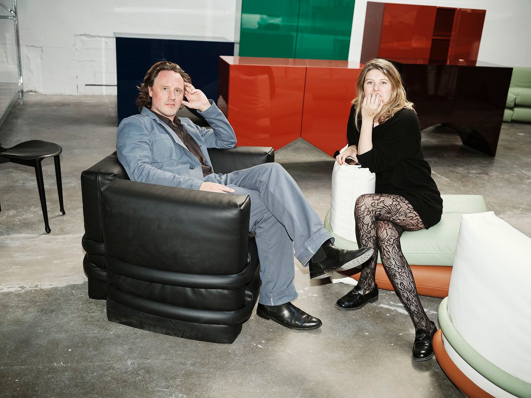 Модульный тканевый диван BD Barcelona PILLOW COTTON ARCH-00144927 - Вид №3