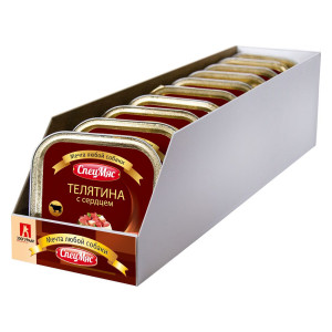 ПР0043981*10 Корм для собак Спецмяс телятина с сердцем конс. 300г (упаковка - 10 шт) ЗООГУРМАН