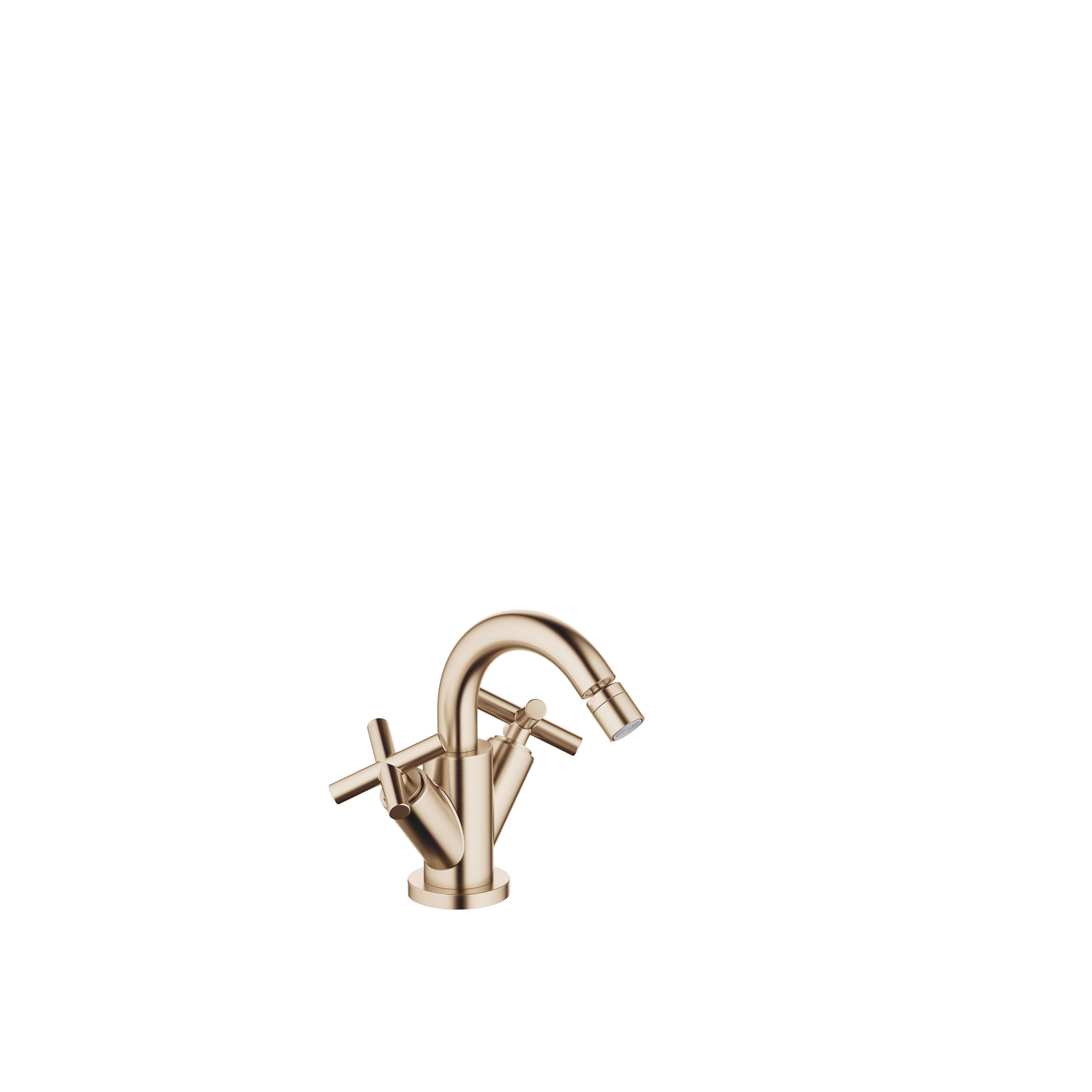 ТАРА Смеситель для биде, одно отверстие, со сливным клапаном - Brushed Champagne (22-каратное золото) DornBracht Tara 24510892-46