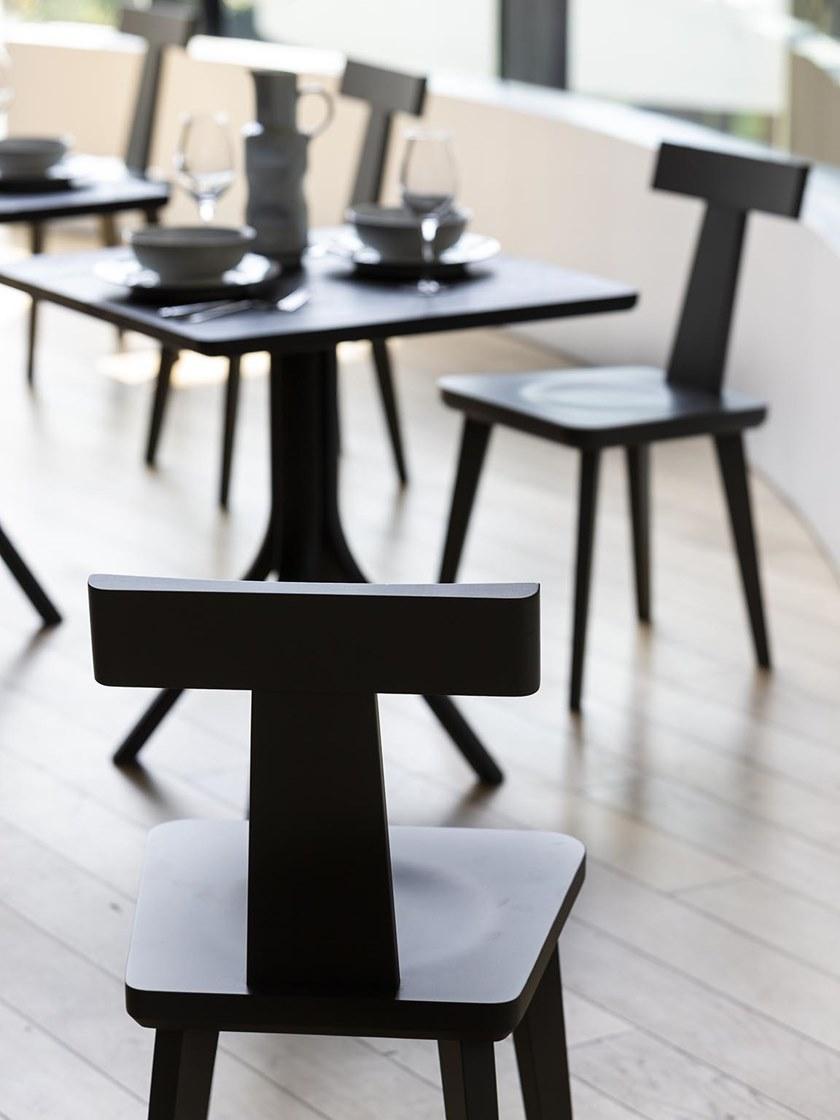 SIPA Стул из лакированного дерева T-coffee sun-id-1454178 - Вид №5